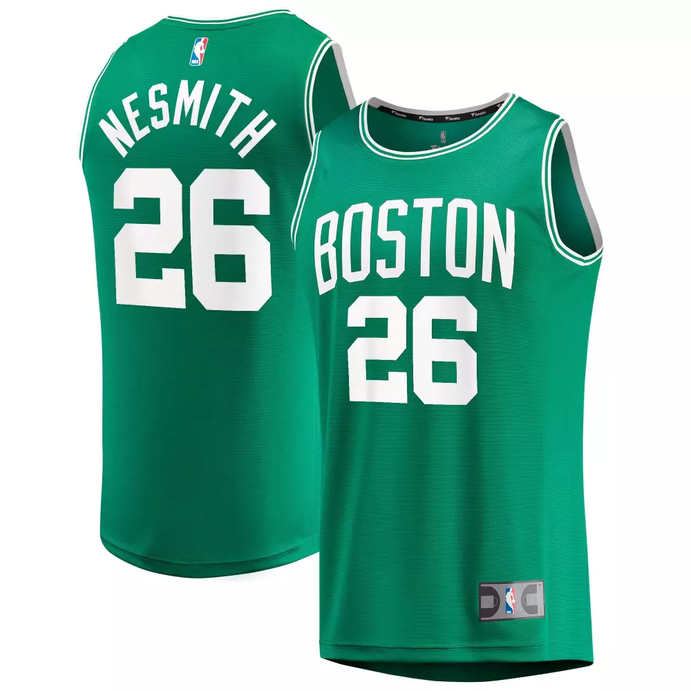Custom Aaron nesmith boston celtics fanatics ed 2020 nba draft first round pick fast break replica jersey green icon edition