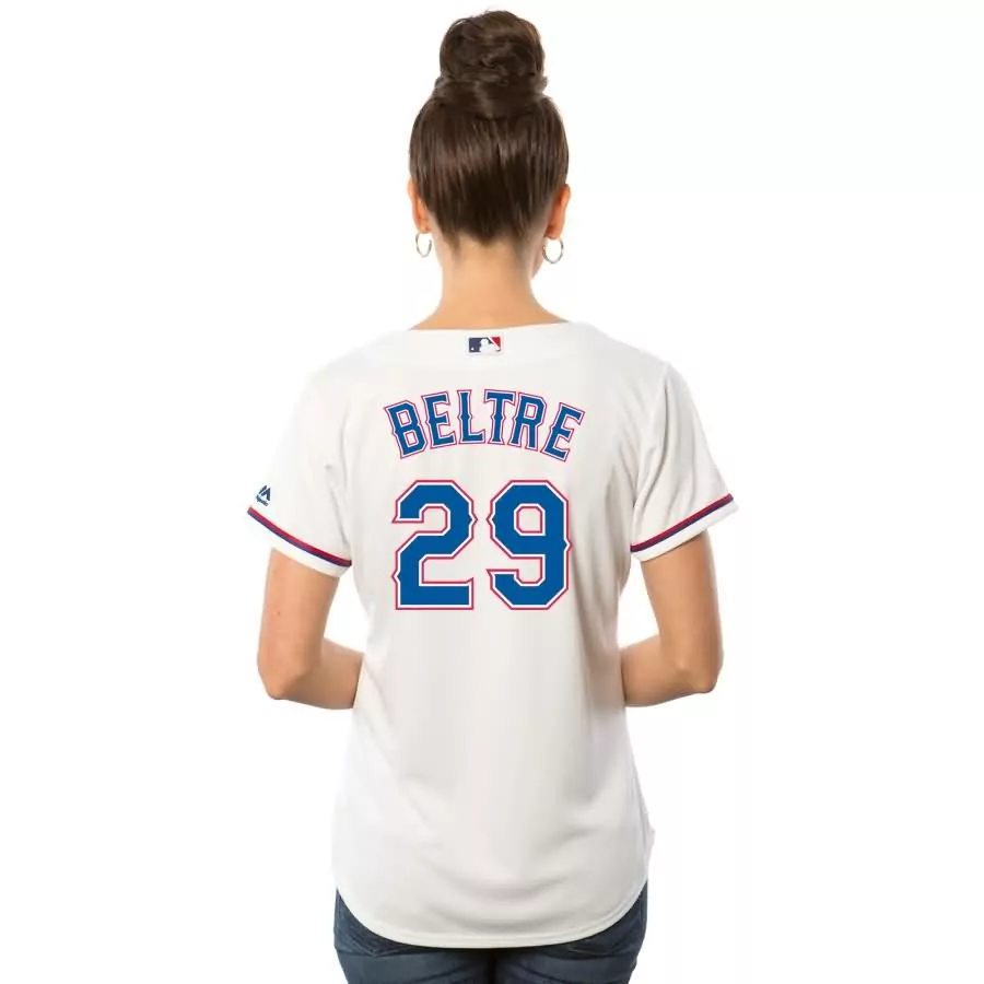 Customizable Adrian beltre texas rangers majestic womens player cool base v neck jersey white