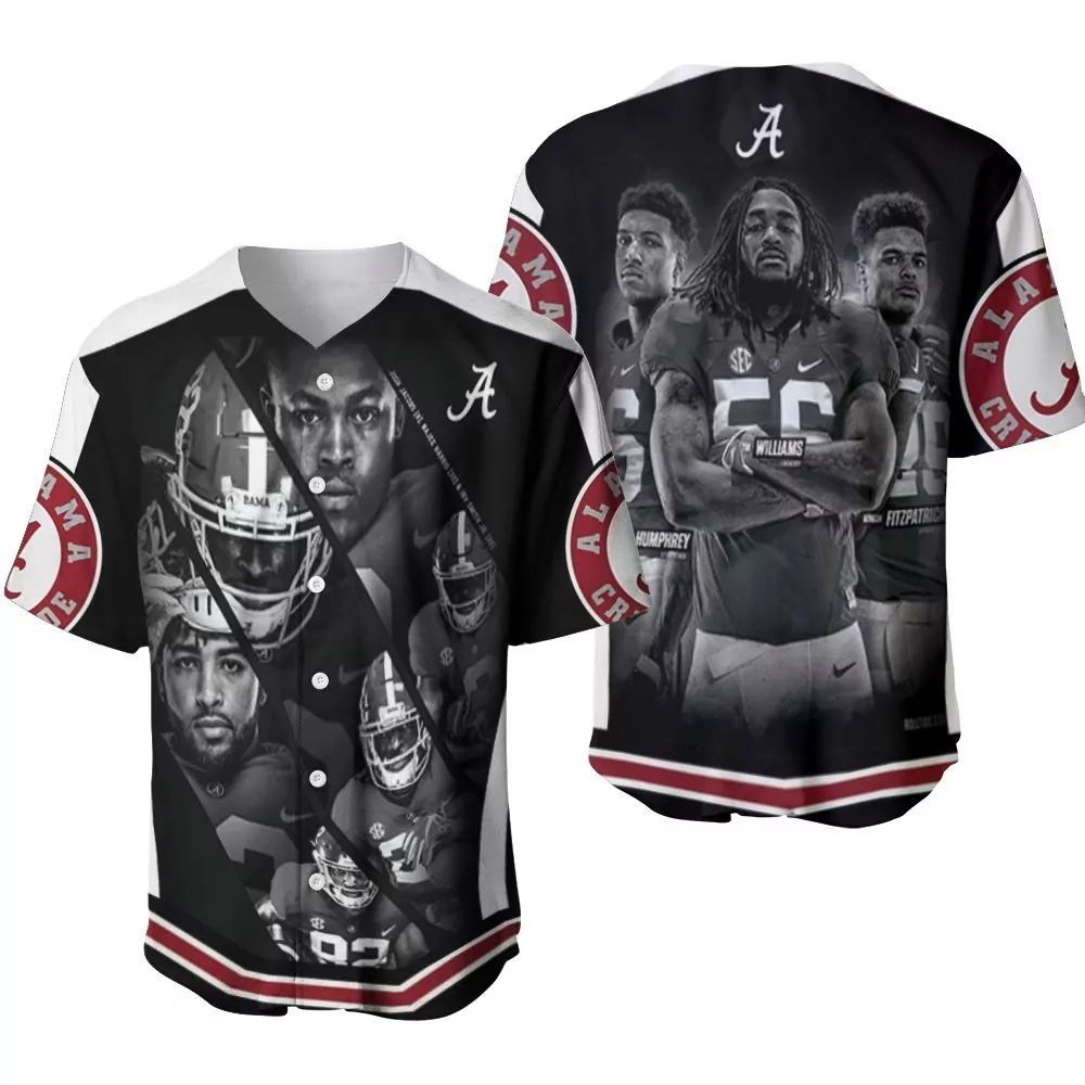 Custom Alabama crimson tide josh jacobs najee harris irv smith jr baseball jersey