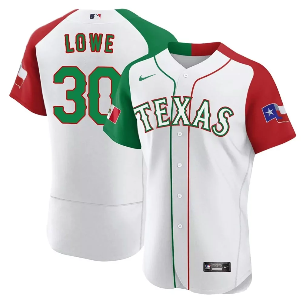 Custom Alternate adolis garcia texas rangers mexican flex base jersey all stitched