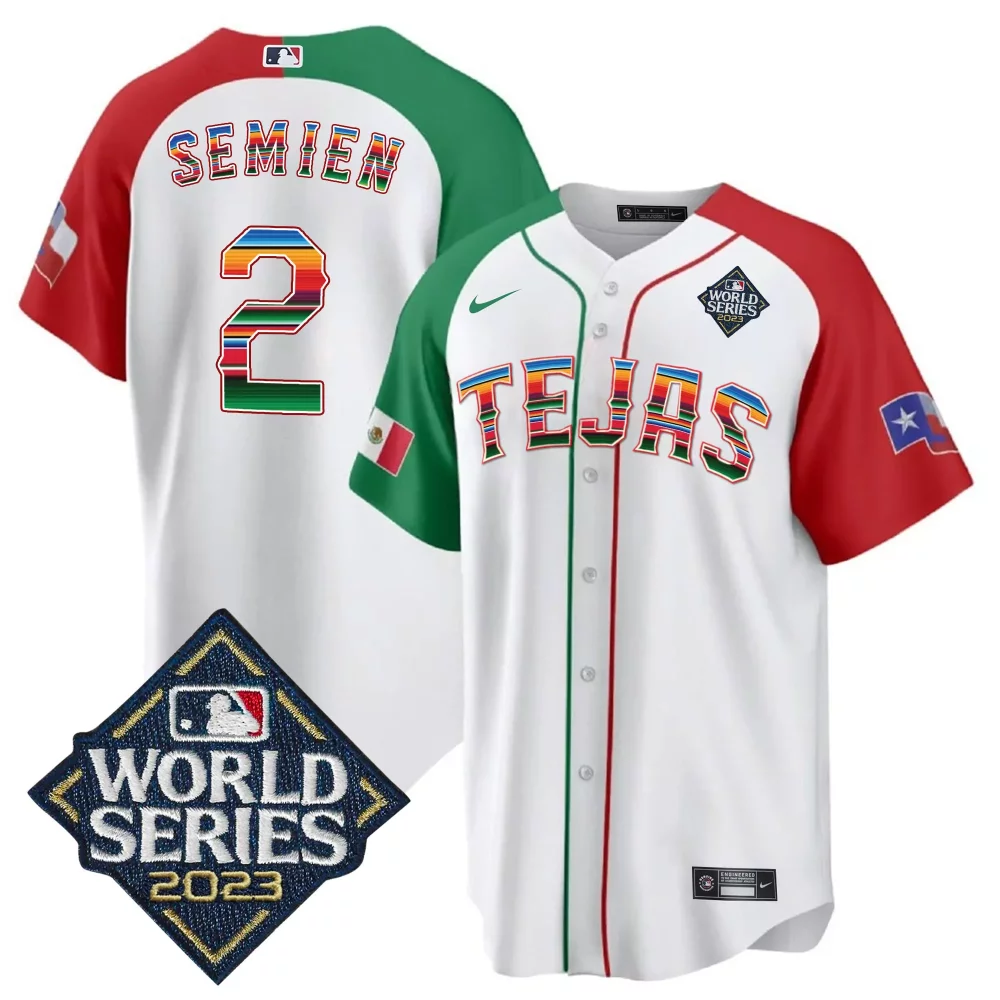 Personalized Alternate corey seager texas rangers 2023 world series mexico jersey all stitched