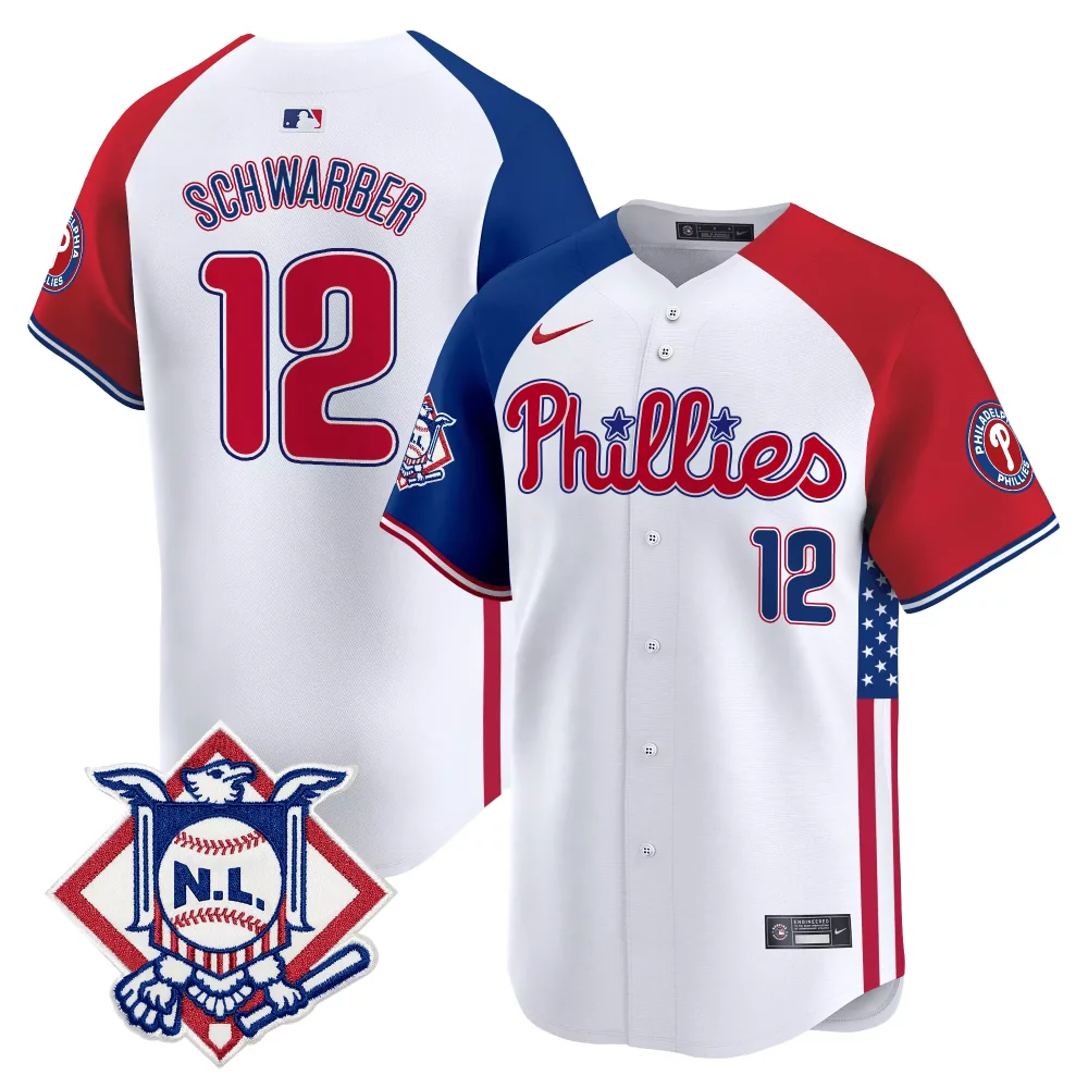 Customizable Alternate jason kelce phillies 2024 fourth of july vapor premier limited jersey v4 all stitched
