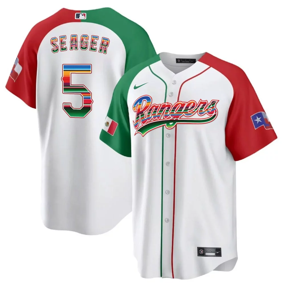 Customizable Alternate nolan ryan texas rangers mexican heritage night cool base jersey home all stitched 20042
