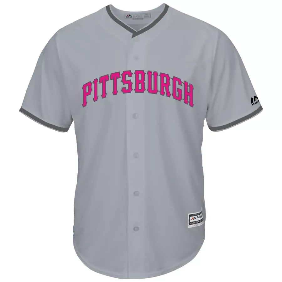 Personalized Andrew mccutchen pittsburgh pirates majestic mothers day cool base jersey gray