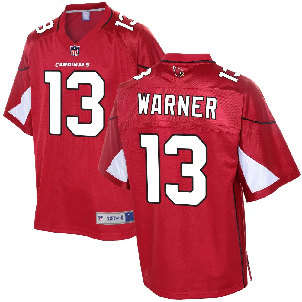 Custom Arizona cardinals kurt warner nfl pro line retired team player jersey cardinal