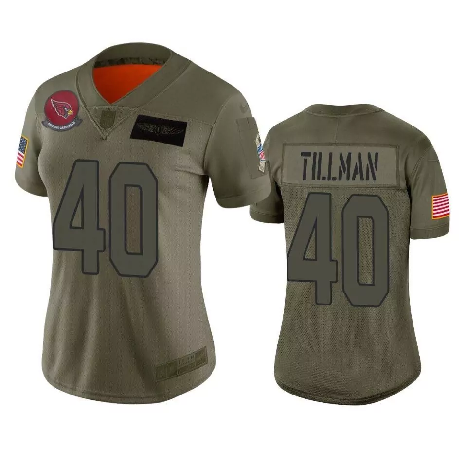 Customizable Arizona cardinals pat tillman limited jersey 2019 salute to service women