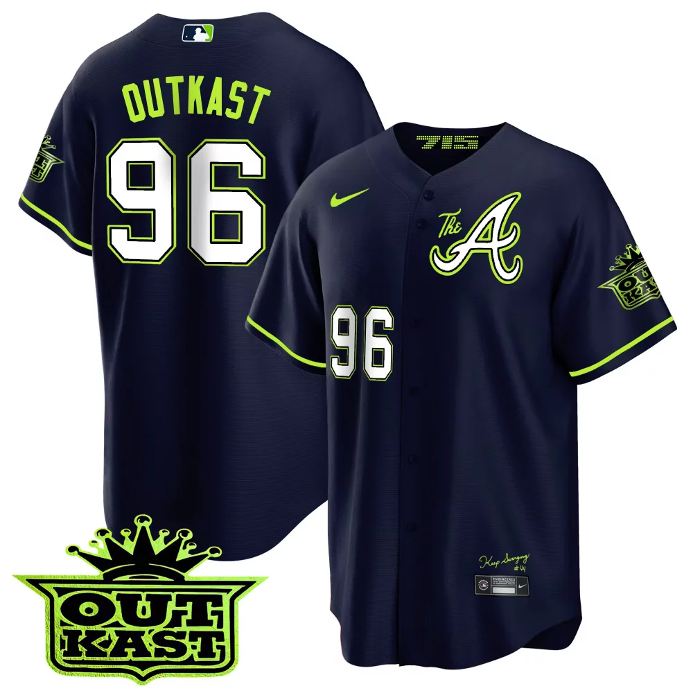 Custom Atliens ronald acuna jr youths atlanta braves atliens the a cool base jersey all stitched