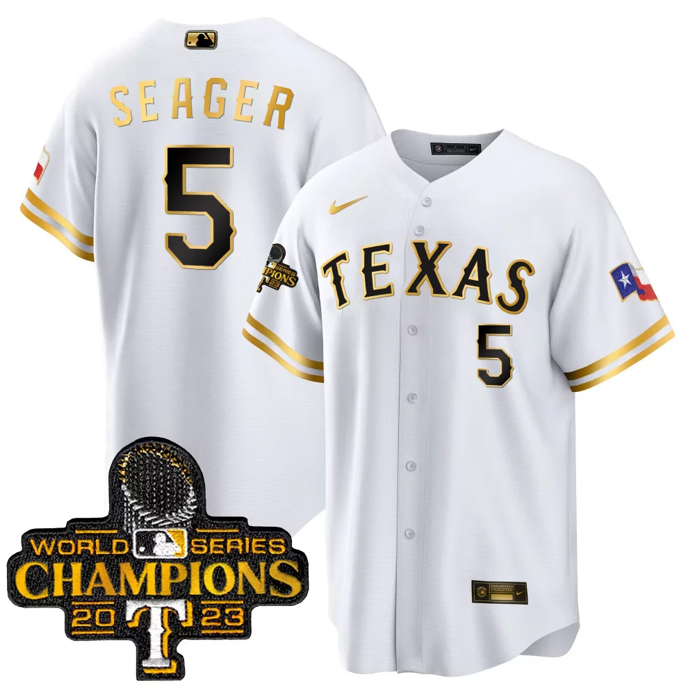 Customizable Black gold jonah heim texas rangers 2023 world series champions cool base jersey all stitched