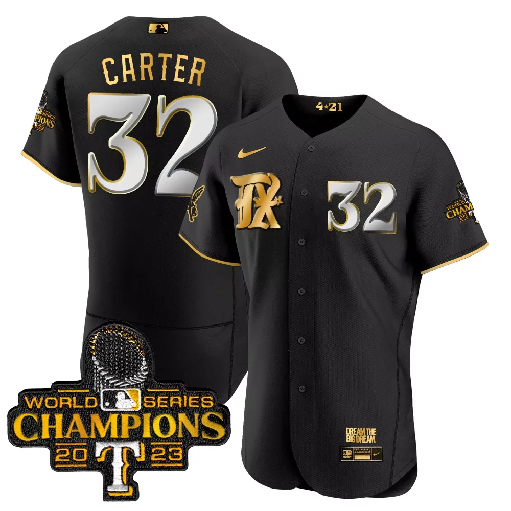Customizable Black gold marcus semien texas rangers 2023 world series champions city connect flex gold jersey all stitched