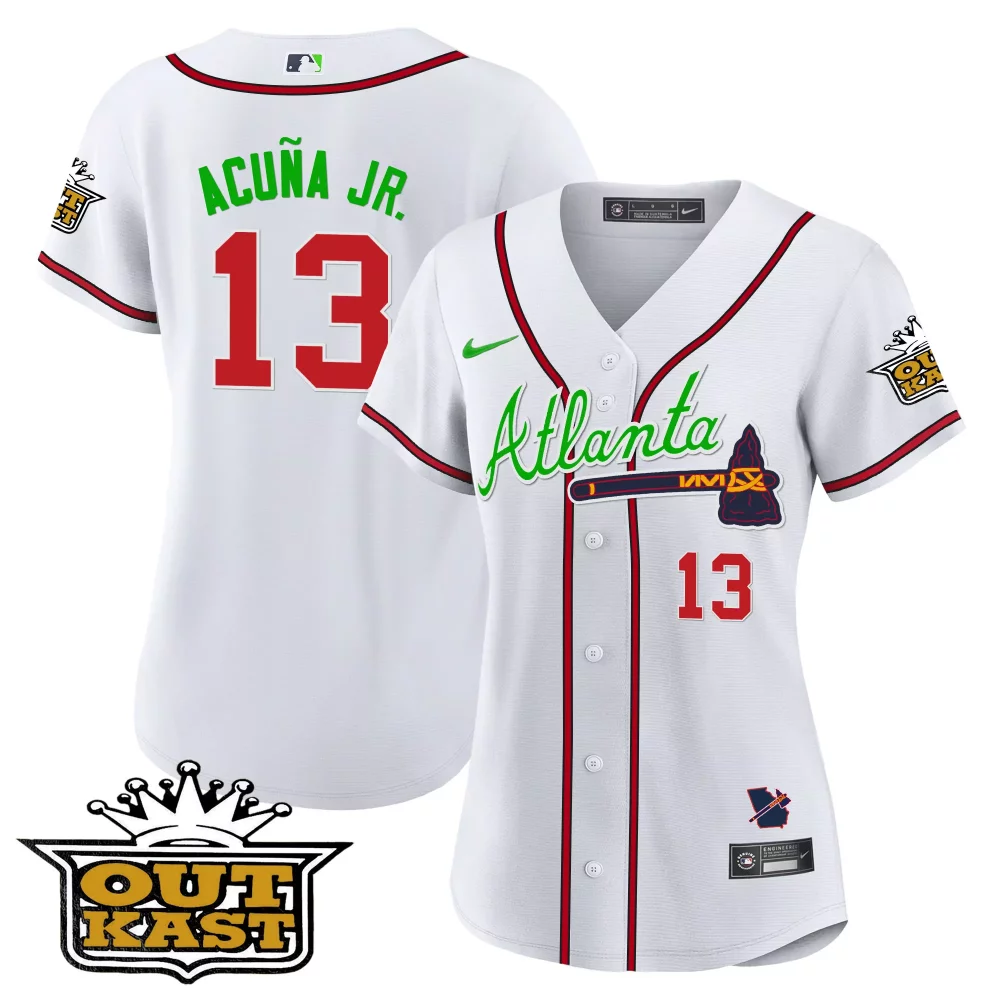 Custom Black matt olson atlanta braves outkast baseball jersey v3 all stitched