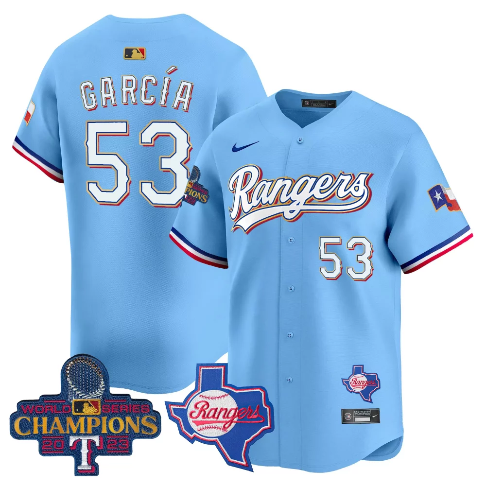 Personalized Blue nathaniel lowe texas rangers 2023 world series champions gold trim vapor premier limited jersey v2 all stitched
