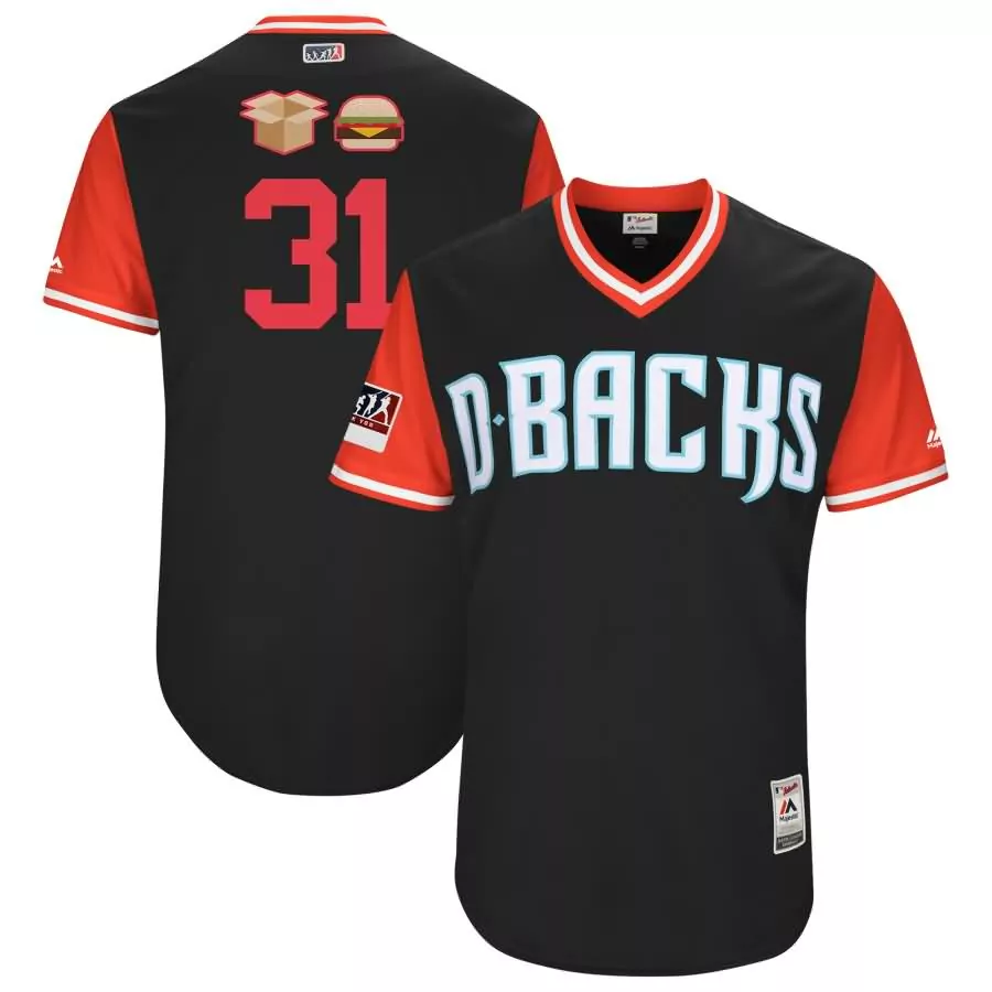 Customizable Brad boxberger arizona diamondbacks majestic 2018 players weekend jersey blackred