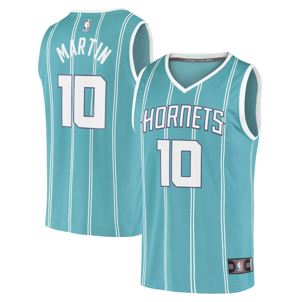 Personalized Caleb martin charlotte hornets 202021 icon edition teal jersey gift for charlotte hornets fans