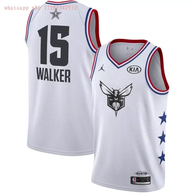 Customizable Charlotte bobcats hornets kemba walker 15 2020 all star new arrival white jersey