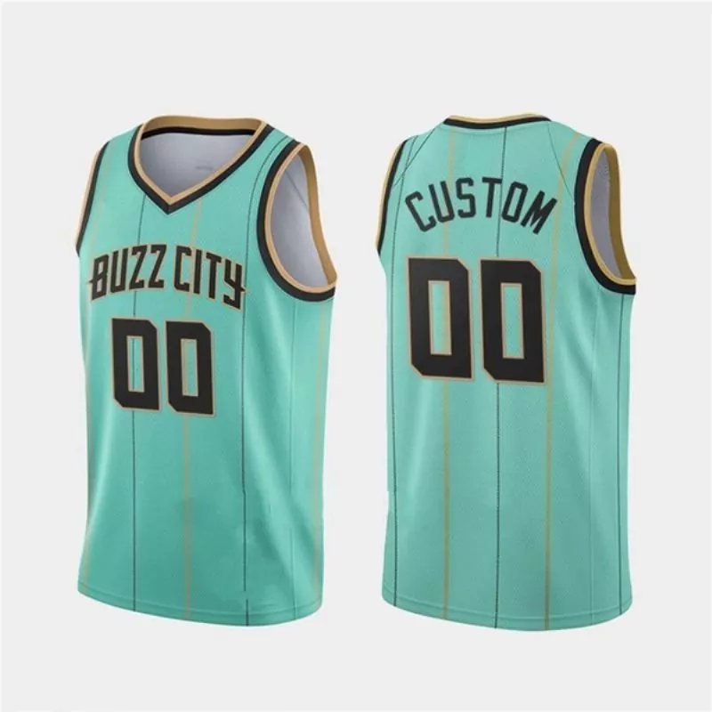 Custom Charlotte hornets 2020 nba new arrival personalized custom teal jersey custom jersey
