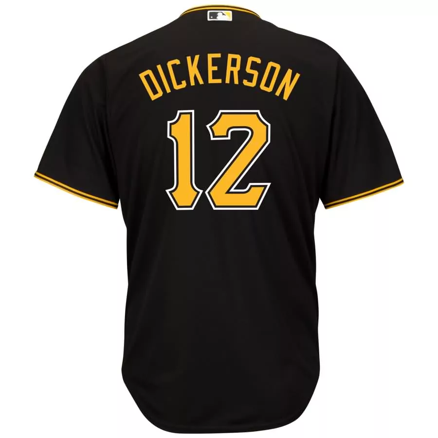 Customizable Corey dickerson pittsburgh pirates majestic alternate cool base player jersey black