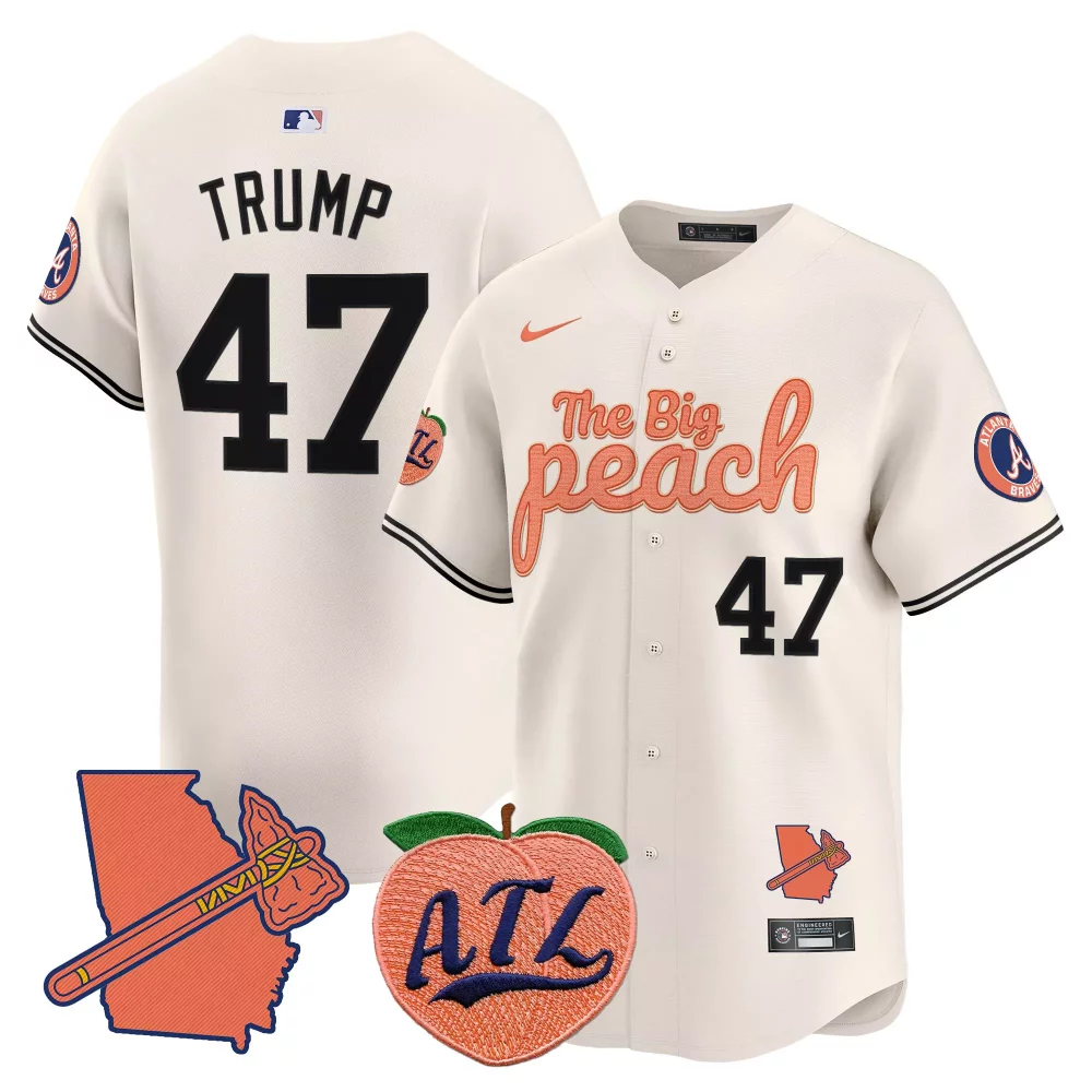Customizable Cream hank aaron atlanta braves the big peach vapor premier limited jersey v3 all stitched