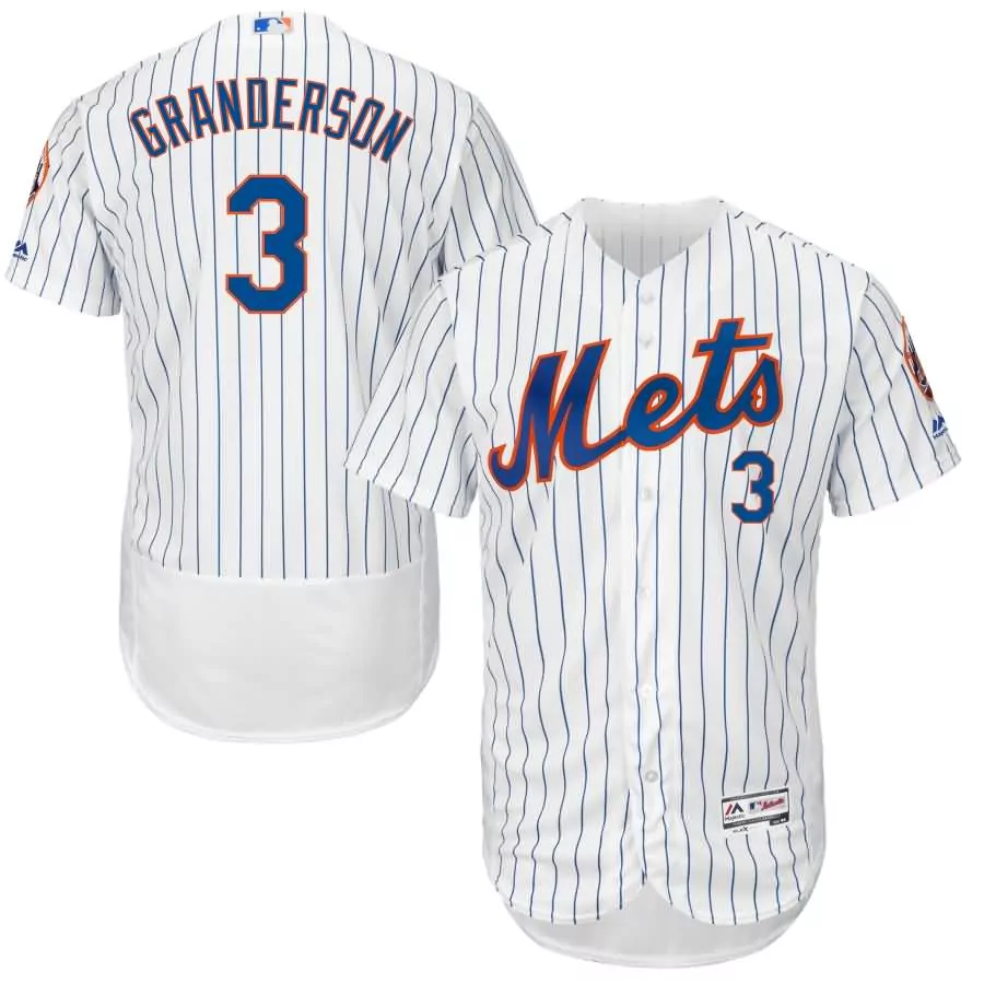 Custom Curtis granderson new york mets majestic home flex base collection player jersey whiteroyal