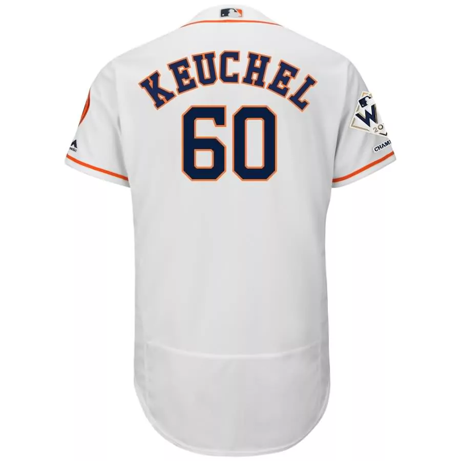 Personalized Dallas keuchel houston astros majestic 2017 world series champions flex base player jersey white