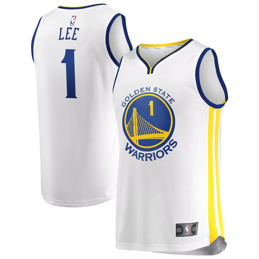 Custom Damion lee golden state warriors player association edition white jersey gift for golden state warriors fans