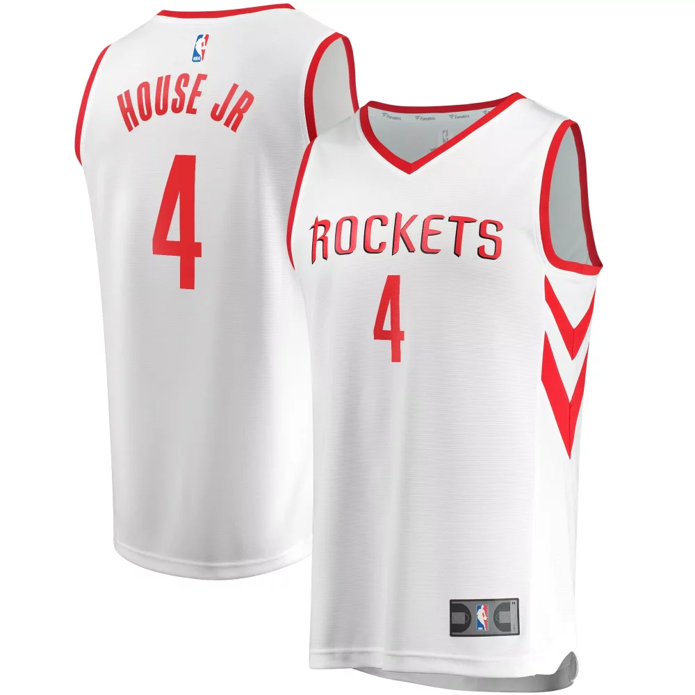 Personalized Danuel house jr houston rockets fanatics ed youth fast break player jersey association edition white