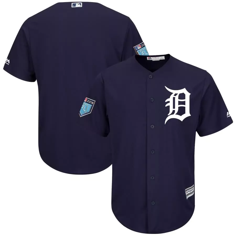 Personalized Detroit tigers majestic 2018 spring training cool base team jersey navy