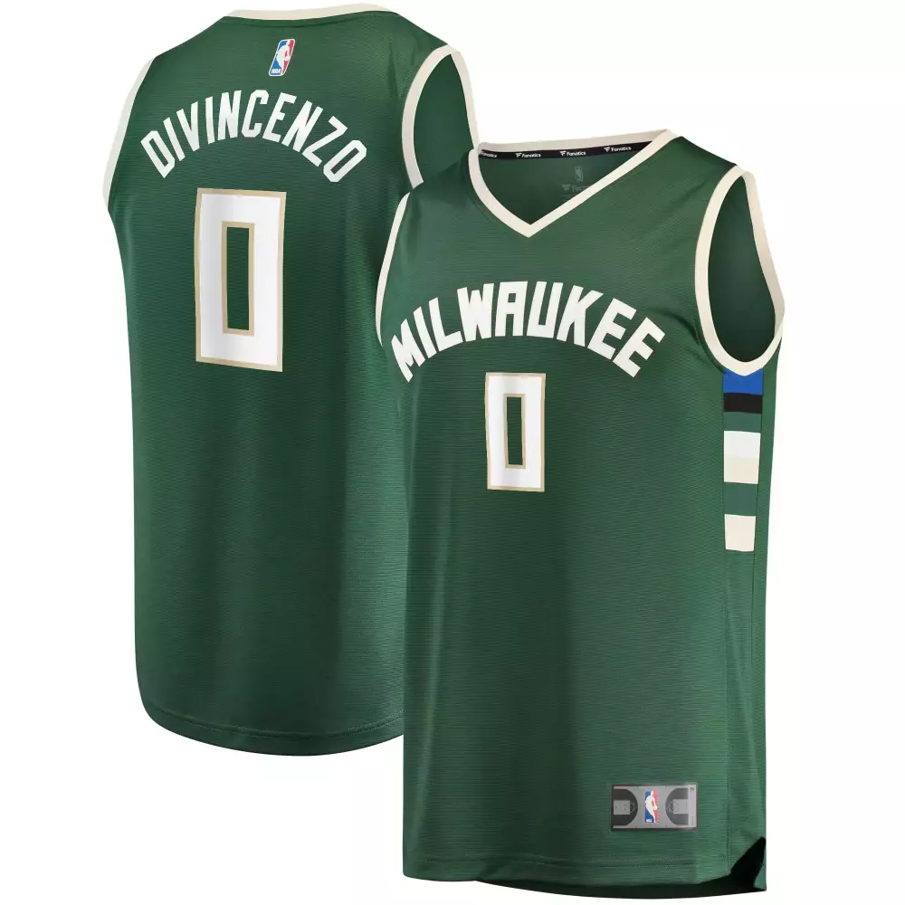Customizable Donte divincenzo milwaukee bucks player icon edition hunter green jersey gift for milwaukee bucks fans