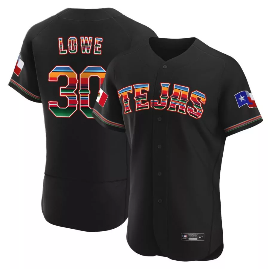 Custom Flex base marcus semien texas rangers mexican black collection jersey all stitched