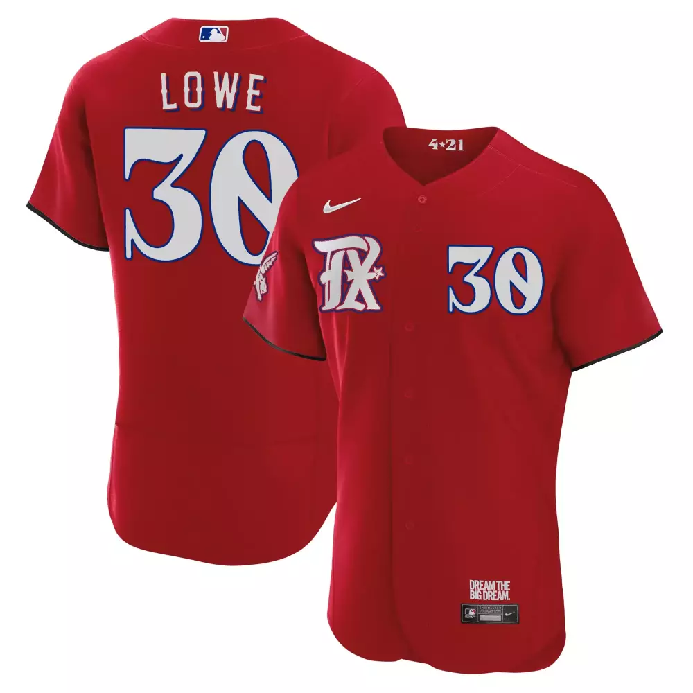 Customizable Flex red marcus semien texas rangers 2023 city connect collection v3 jersey all stitched