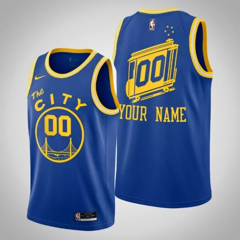 Customizable Golden state warriors 2020 nba new arrival personalized custom blue jersey custom jersey