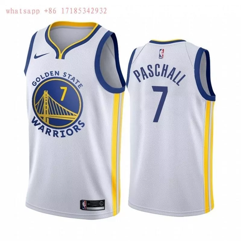 Custom Golden state warriors eric paschall 7 2020 nba new arrival white jersey