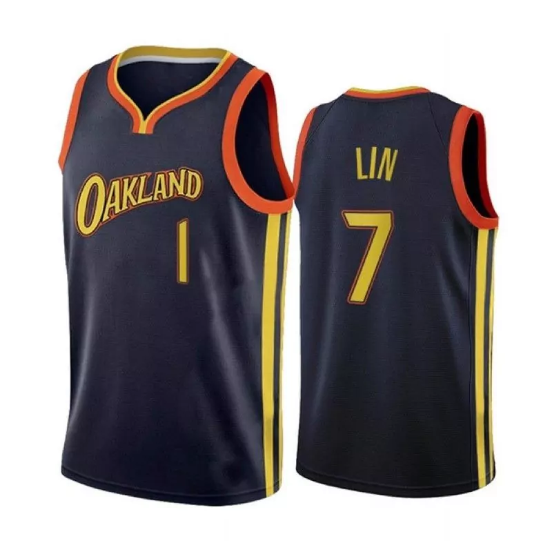 Customizable Golden state warriors jeremy lin 7 nba 2020 new arrival navy blue jersey
