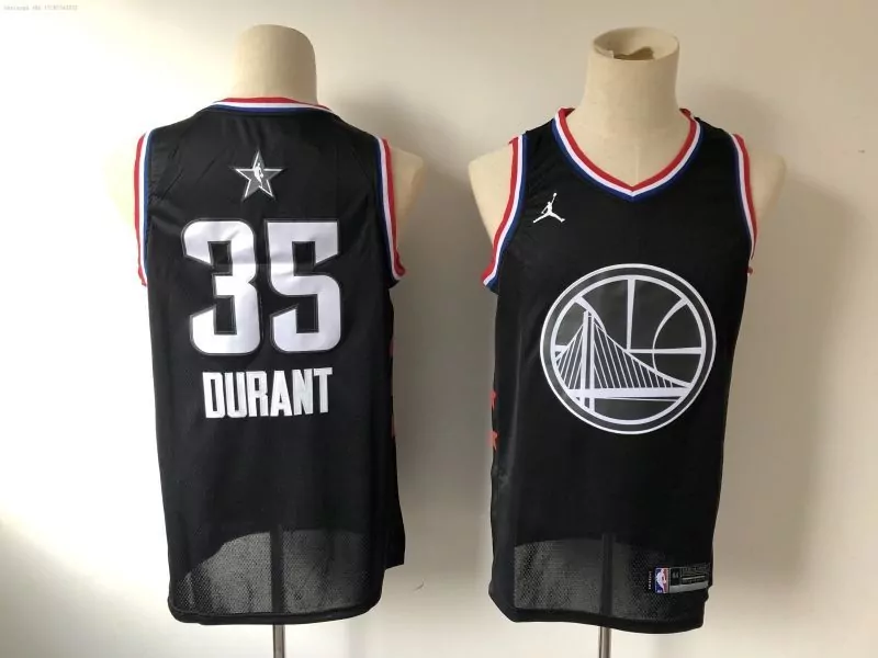 Custom Golden state warriors kevin durant 35 2020 all star new arrival black jersey