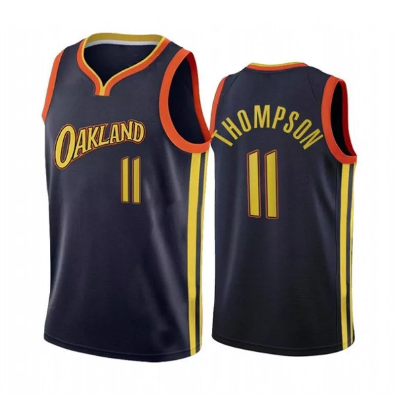 Personalized Golden state warriors klay thompson 11 2020 nba new arrival black jersey