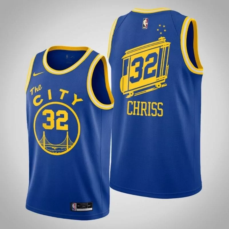 Personalized Golden state warriors marquese chriss 32 2020 nba new arrival blue jersey
