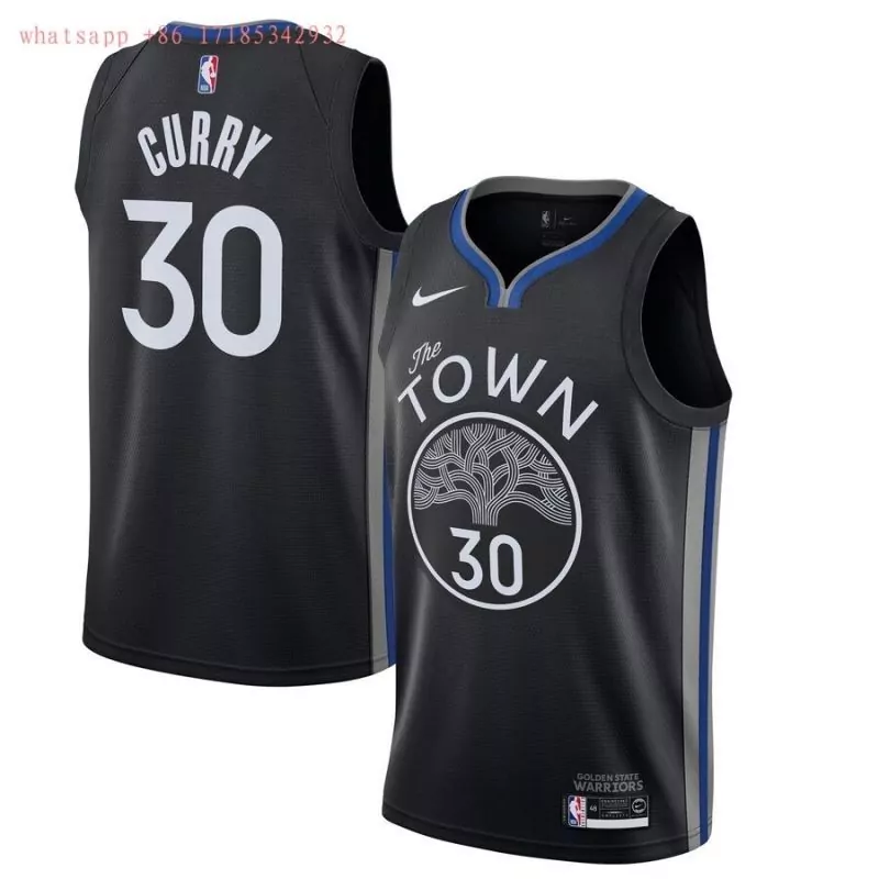 Personalized Golden state warriors stephen curry 30 2020 city edition new arrival black jersey