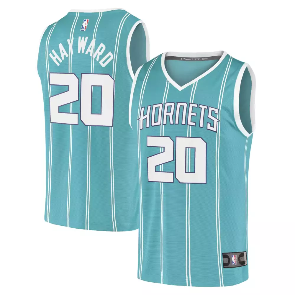 Customizable Gordon hayward charlotte hornets 202021 icon edition teal jersey gift for charlotte hornets fans