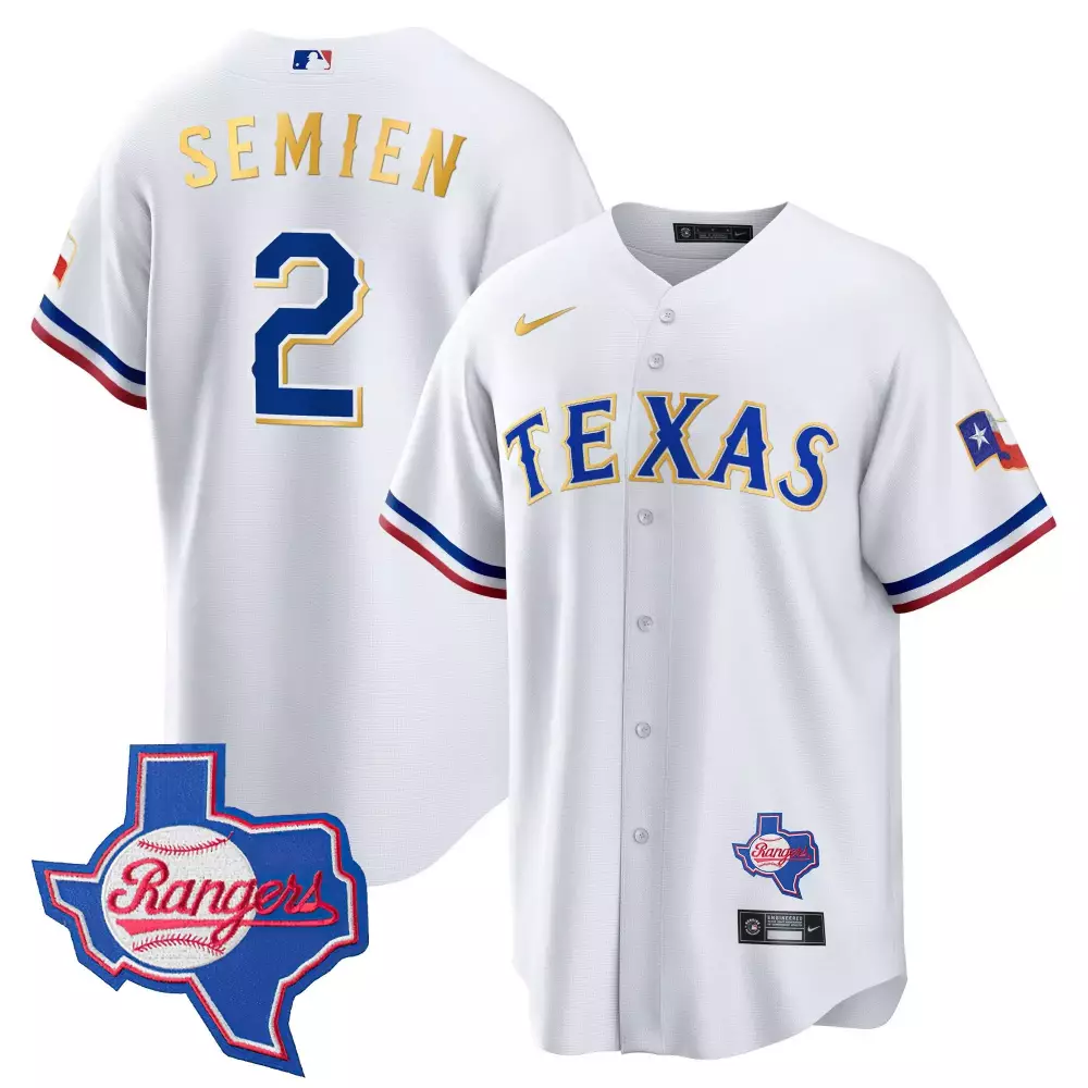 Customizable Gray team texas rangers gold trim cool base jersey texas patch all stitched