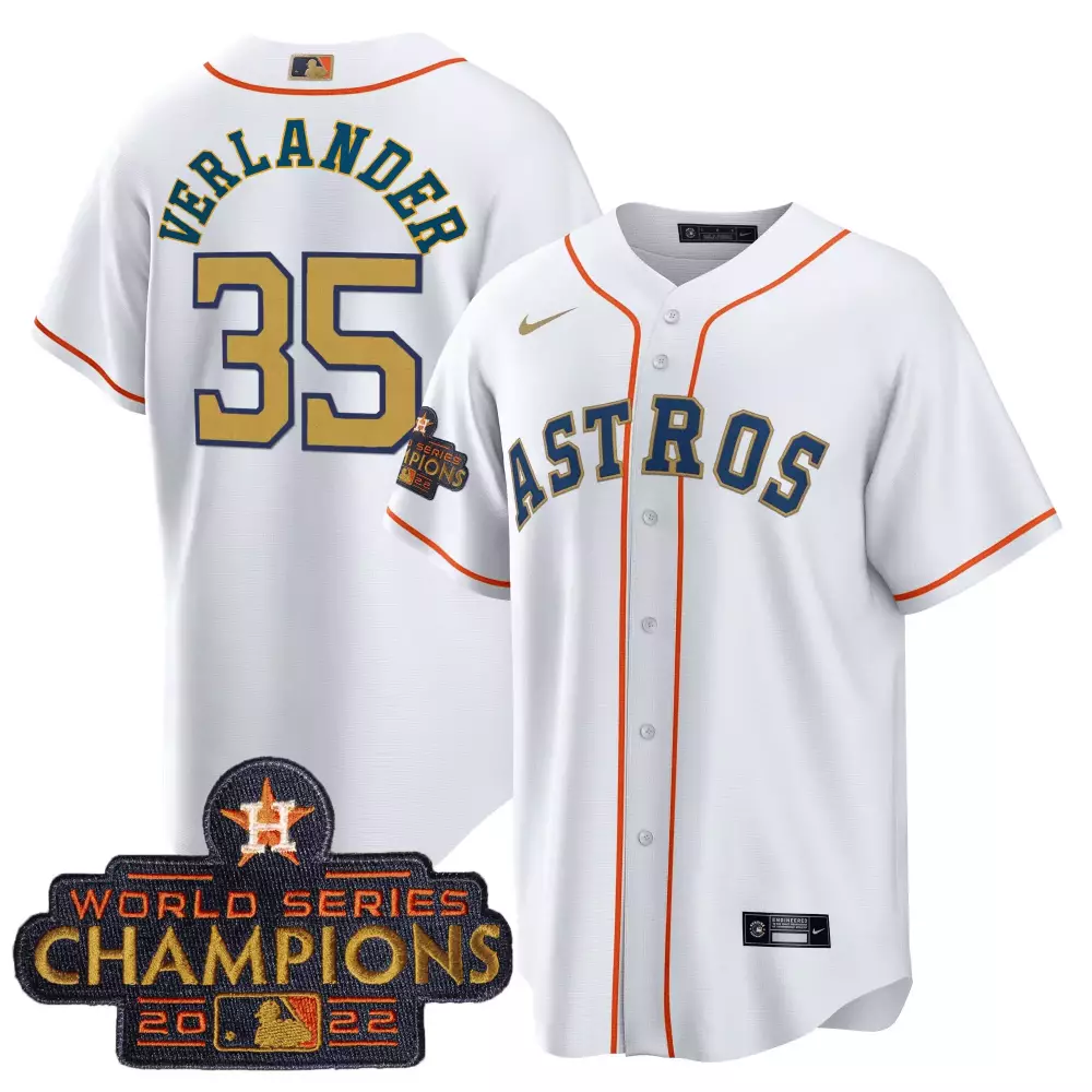 Customizable Home gold jos altuve astros 2023 gold cool base collection jersey all stitched