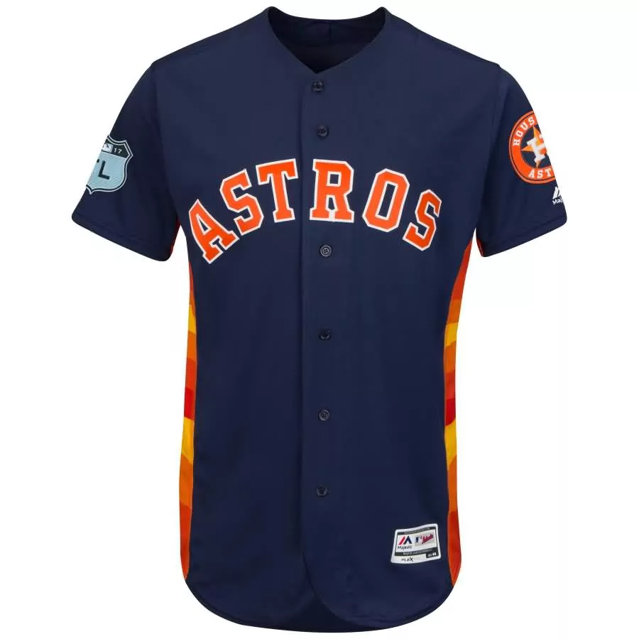 Customizable Houston astros majestic 2017 spring training flex base team jersey navy