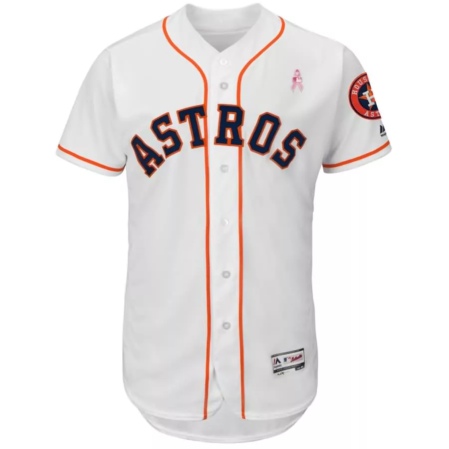 Customizable Houston astros majestic 2018 mothers day home flex base team jersey white