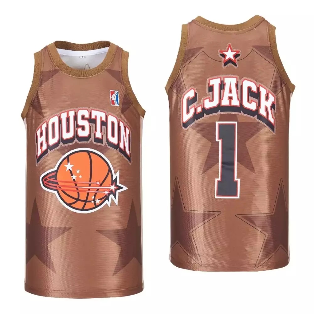 Custom Houston rockets travis scotts x headgear biker cjack 1 basketball jersey