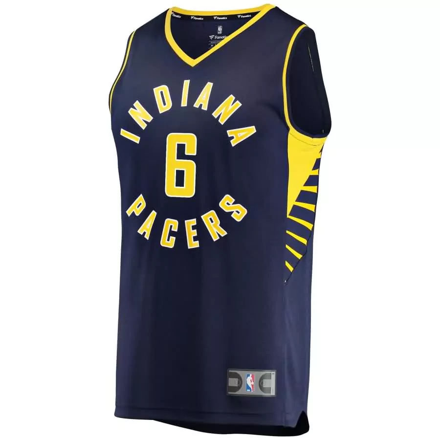 Custom Indiana pacers cory joseph fanatics ed youth fast break player jersey icon edition navy