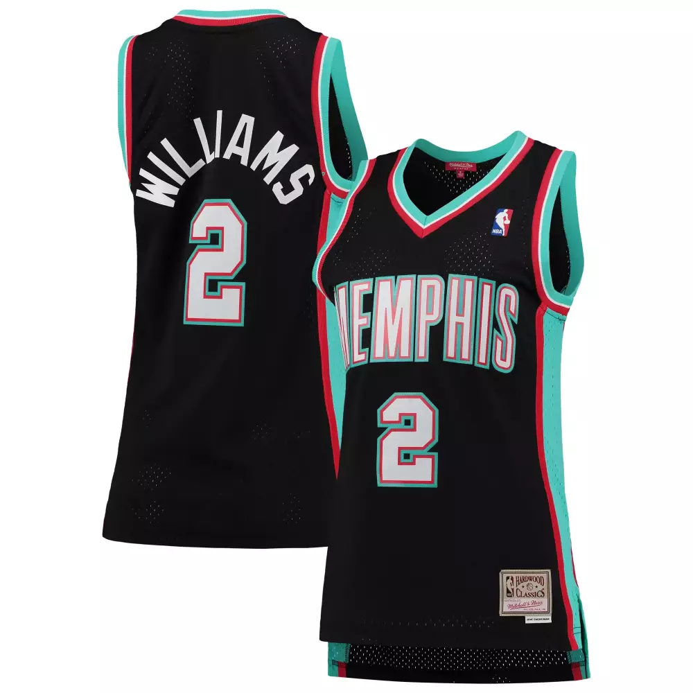 Customizable Jason williams memphis grizzlies mitchell amp ness womens hardwood classics swingman jersey black
