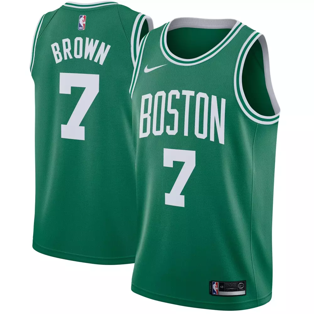 Customizable Jaylen brown boston celtics green icon edition jersey gift for boston celtics fans