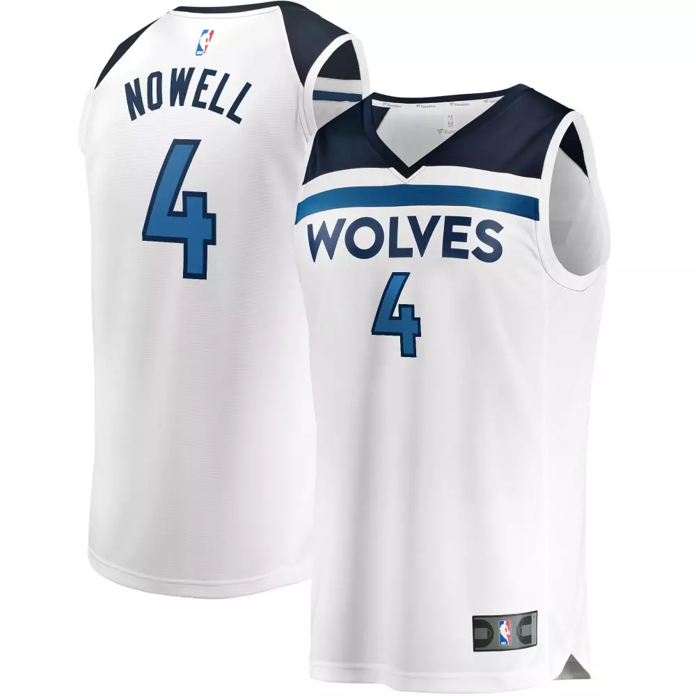 Personalized Jaylen nowell minnesota timberwolves white association edition jersey gift for minnesota timberwolves fans