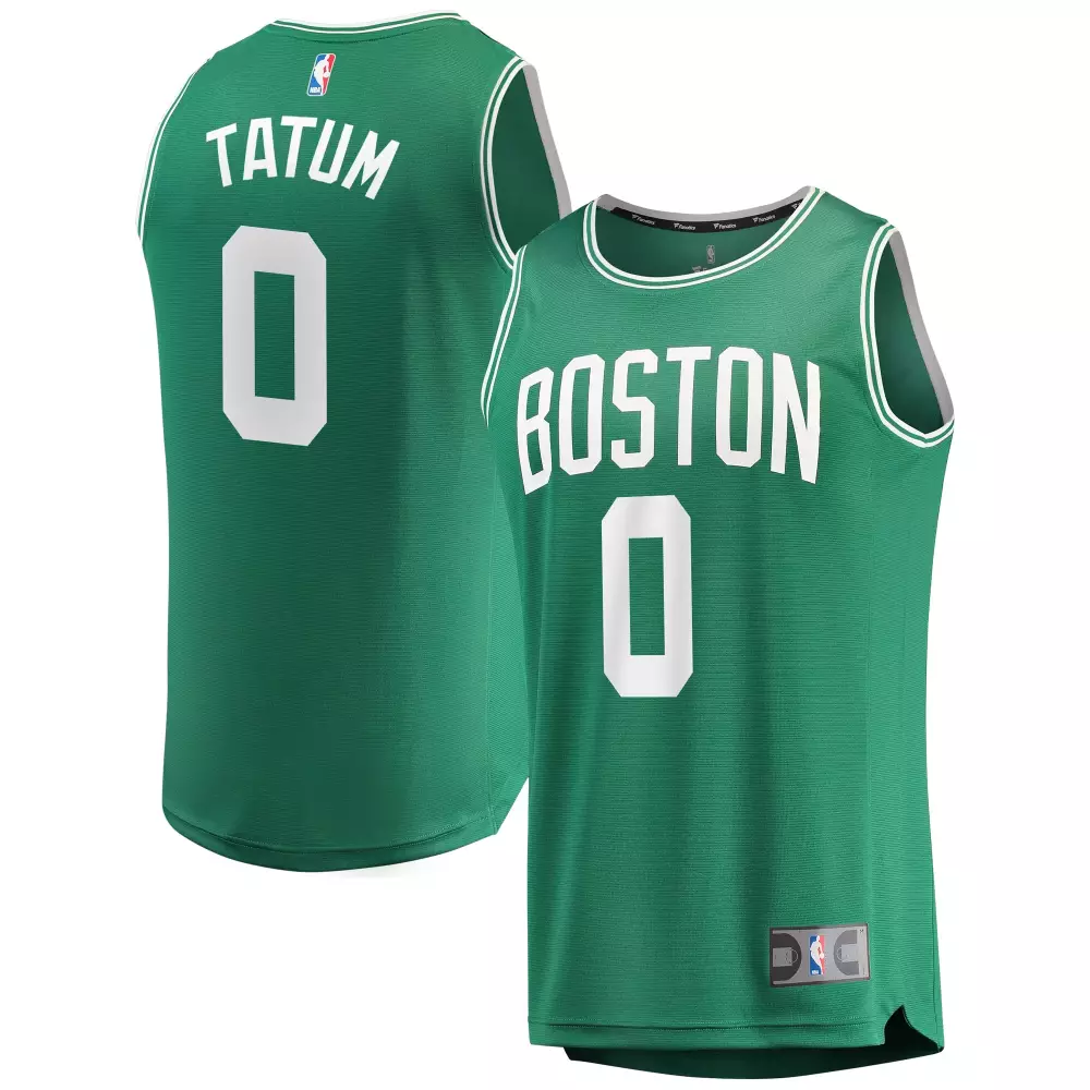 Customizable Jayson tatum boston celtics fanatics ed fast break replica jersey kelly green icon edition