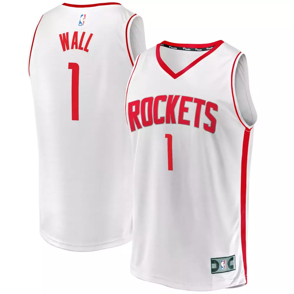 Customizable John wall houston rockets fanatics ed 202021 fast break player jersey association edition white