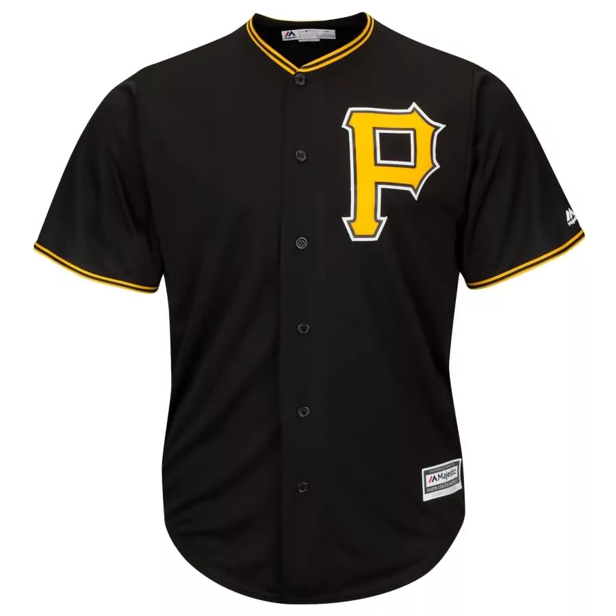 Personalized Jordy mercer pittsburgh pirates majestic cool base alternate player jersey black