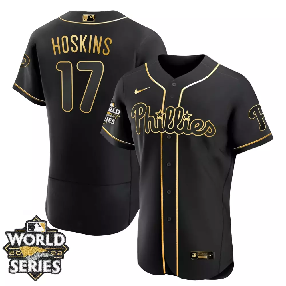 Personalized Jt realmuto youths philadelphia phillies gold 2022 world series jersey all stitched